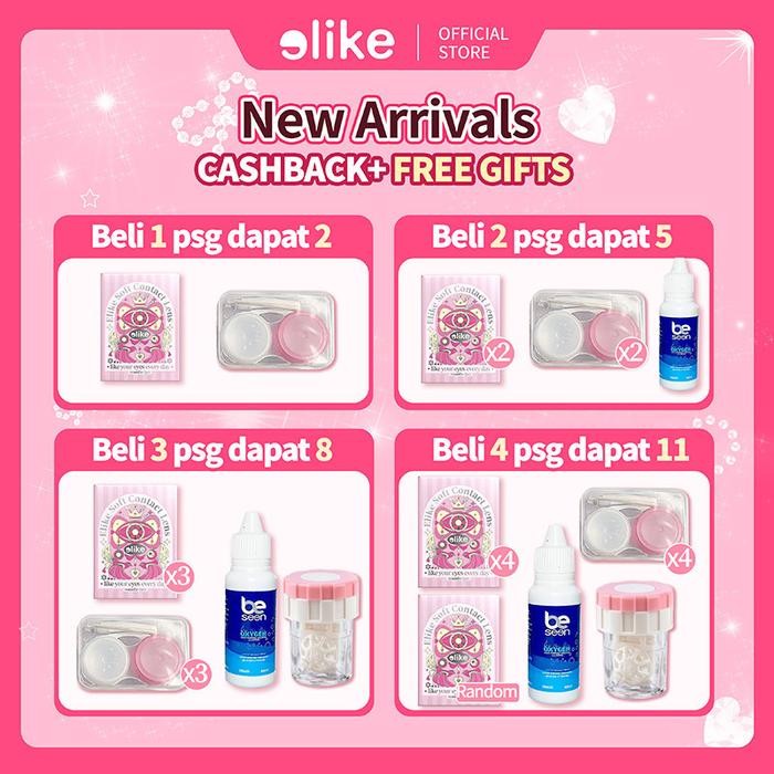 Pilihan- [New Limited]Elike Nature Softlens Nature Minus Cylinder 1 Pasang Softlens Mata