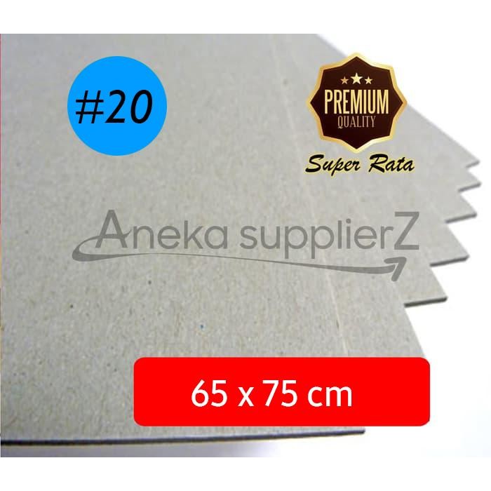 

Pilihan- Karton Tebal Abu - Hard Board Grey No. 20 (2 Mm) 65X75 Cm