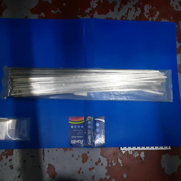 

Kabel Ties 40 Cm Stainless Steel 400 X 4.6 Mm Per Pack 100Pcs