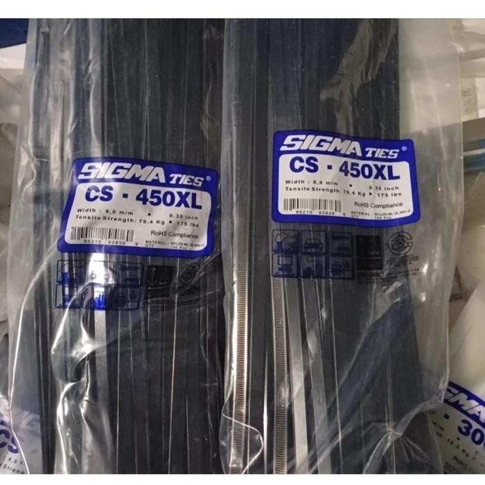 

Kabel Ties Cs-450Xl Sigma Ties 45Cm 9Mm Hitam Sigma