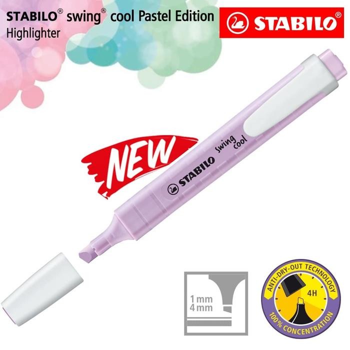 

STABILO Swing Cool Pastel Lilac Haze / Highlighter Warna Ungu Muda