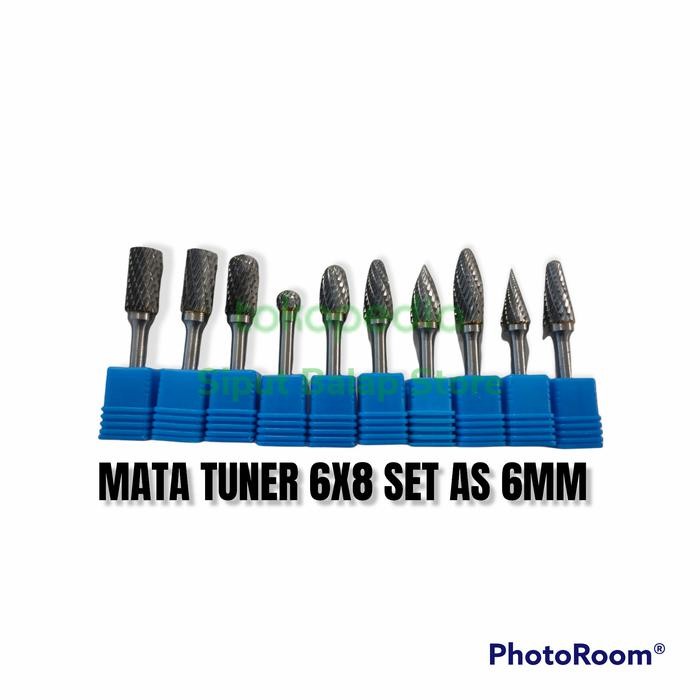 Bosch Indo - Mata Bor Grinda Gurinda Cune Cuner Tuner As 6 X 8 Mm Carbide Bur Ecer
