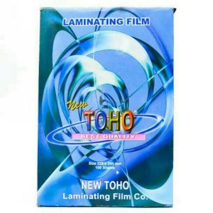 

PLASTIK LAMINATING FOLIO NEW TOHO 100 MICRON