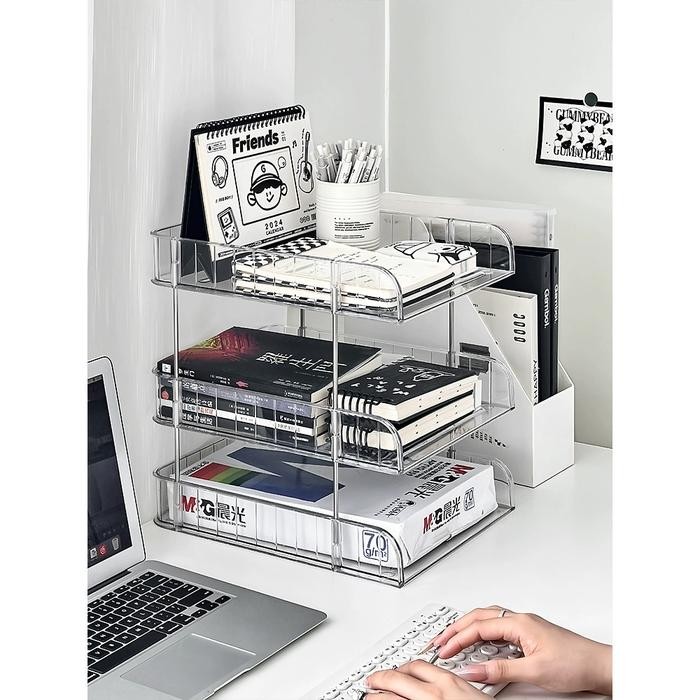 

RAK PENYIMPANAN MULTIFUNGSI 2-4 SUSUN RAK ORGANIZER MULTIFUNGSI UNTUK DOKUMEN RAK