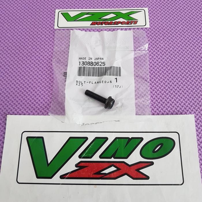 Baut Kunci 10 Bolt Flanged 6mm x 25mm Ninja RR 150 R Original Kawasaki
