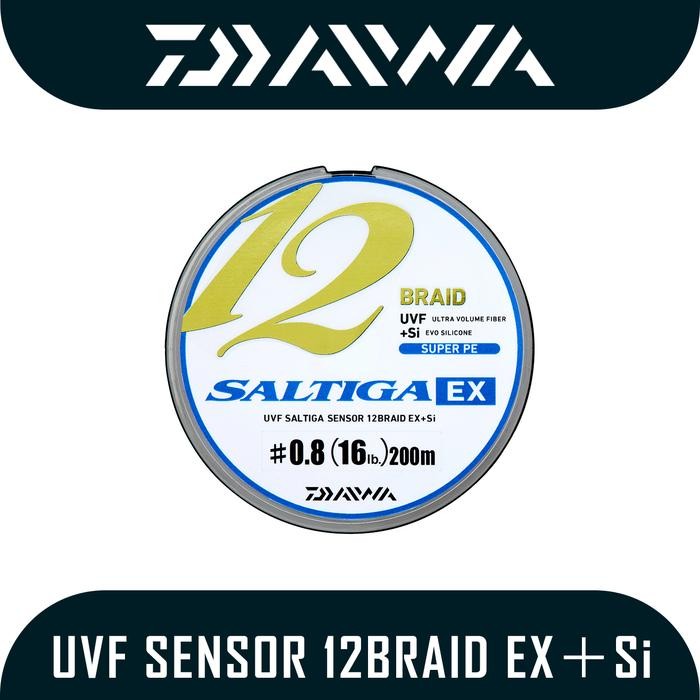 Senar Pancing Merk Daiwa UVF Saltiga Sensor 12 Braid ExSi 300m