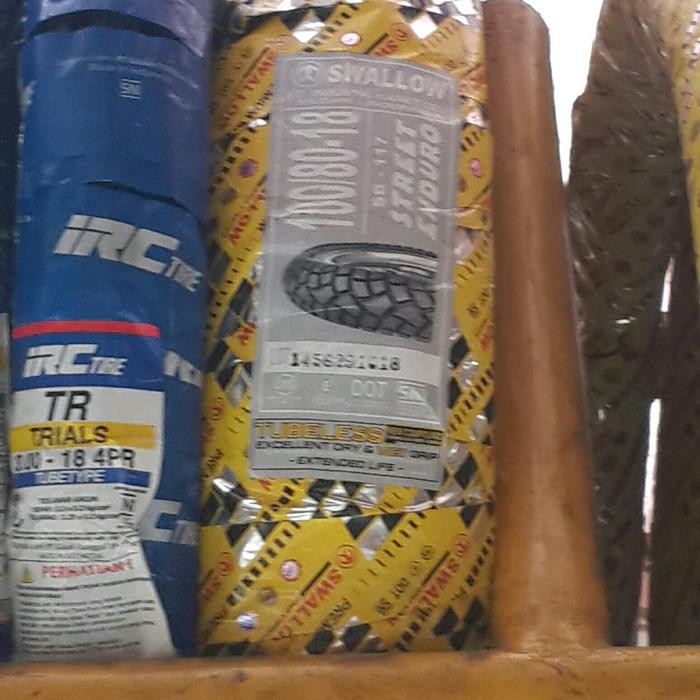 Swallow 100/80-18 Sb117 Streetenduro Dual Purpose Tubeles Velg Ring 18