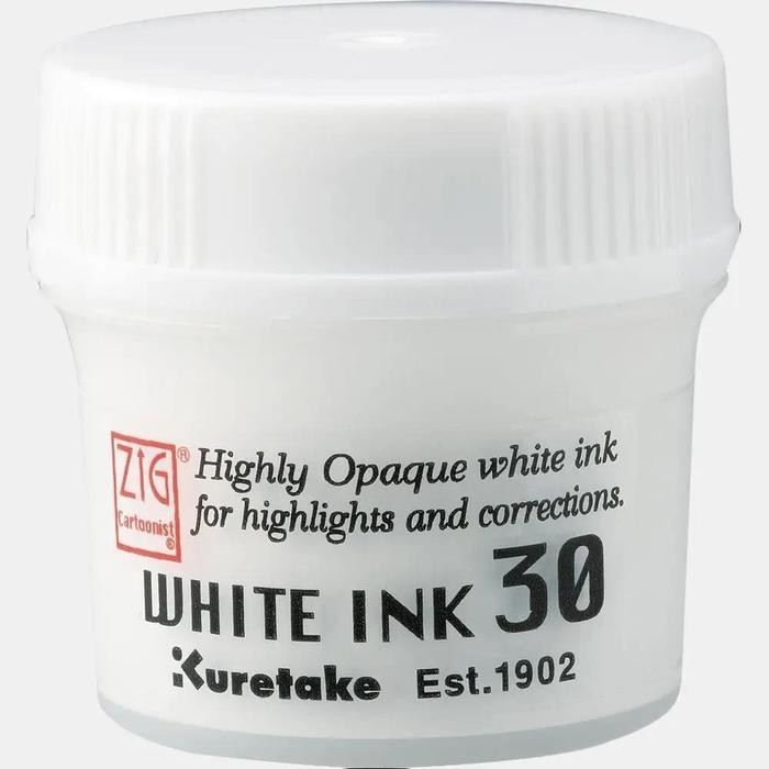 

NEW PRODUK KURETAKE ZIG CARTOONIST WHITE INK 30 CNCE201-3 TINTA KHUSUS MENGGAMBAR KOMIK 30G TAHAN