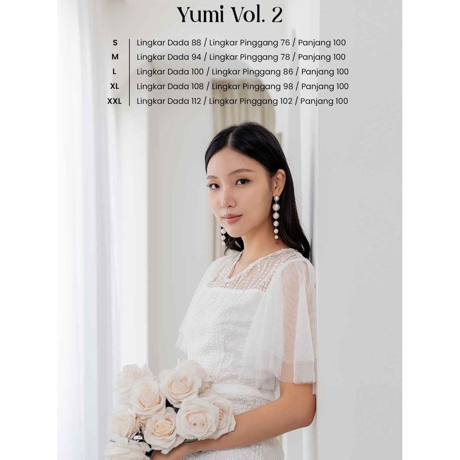 Pilihan- Miss Nomi - Yumi Vol 2 Dress Pesta Bodycon Mewah Elegant Brukat Midi Brokat Formal