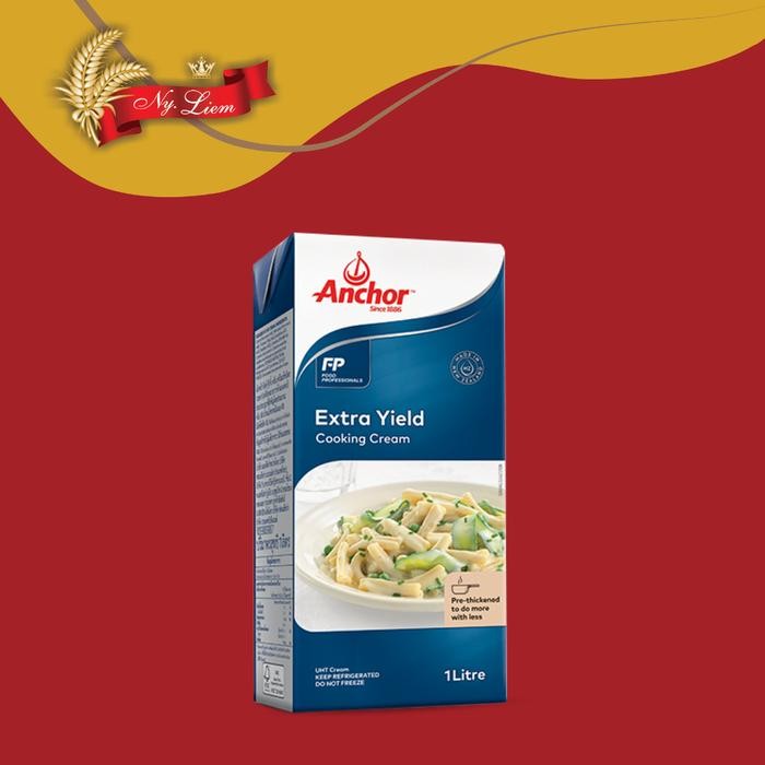 

Pilihan- Anchor Cooking Cream Full Extra Yield 1 Liter (Gosend/Grab Only)