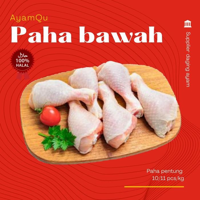 

Pilihan- Ayam Paha Bawah / Paha Pentung 1Kg Isi 10 -11 Pcs