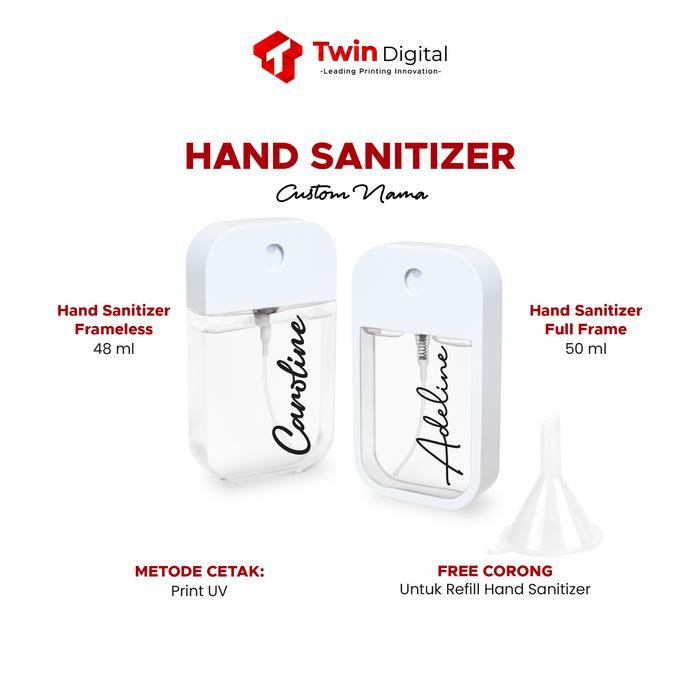 Pilihan- Hand Sanitizer Spray Custom Nama - Handsanitizer Pocket Spray Cair