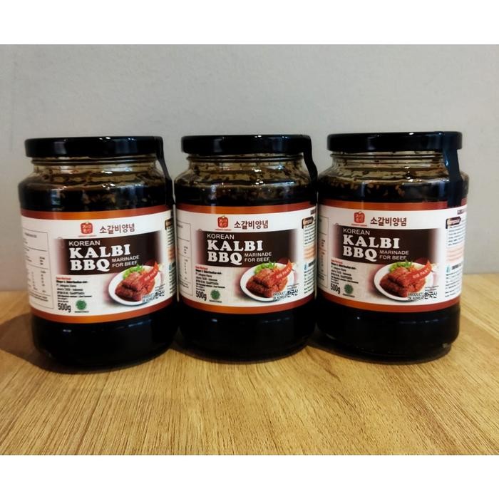 

Jinsung Kalbi Sauce / Saus Marinasi Galbi Iga Sapi Korea 500 Gr