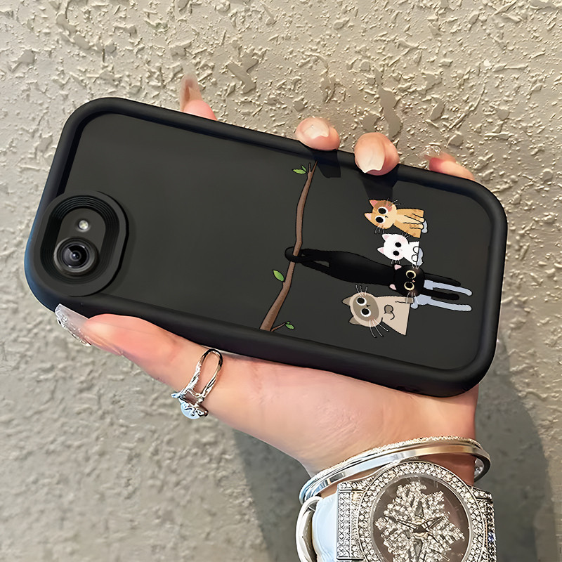 Casing Hp Untuk VIVO Y81 VIVO Y81i VIVO Y81s VIVO Y83 Case Kucing Softcase Silikon Kesing Rasakan me