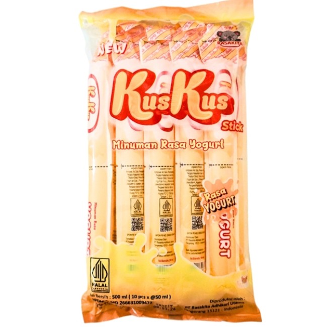 S29290 KUSKUS STICK YOGURT ORIGINAL JELLY 10X50ML MAJU BERSAMA (20251210)