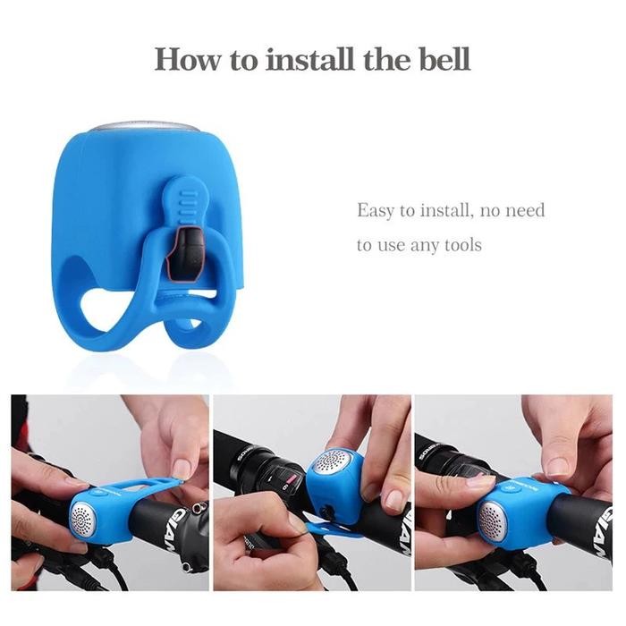 Rockbros Cb1709 Bel Klakson Elektrik Sepeda 110Db - Bel Sepeda Elektrik Klakson Sepeda