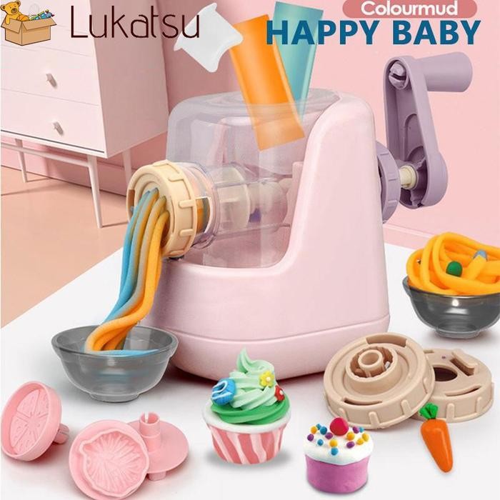 Mainan Clay Anak Playdoh Set Mainan Mesin Mie Diy Mainan Dapur Anak Mainan Edukasi Anak