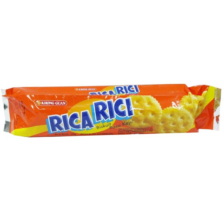 

S23285 KHONG GUAN RICA RICI KEJU BISCUIT 100GR MAJU BERSAMA (20250910)