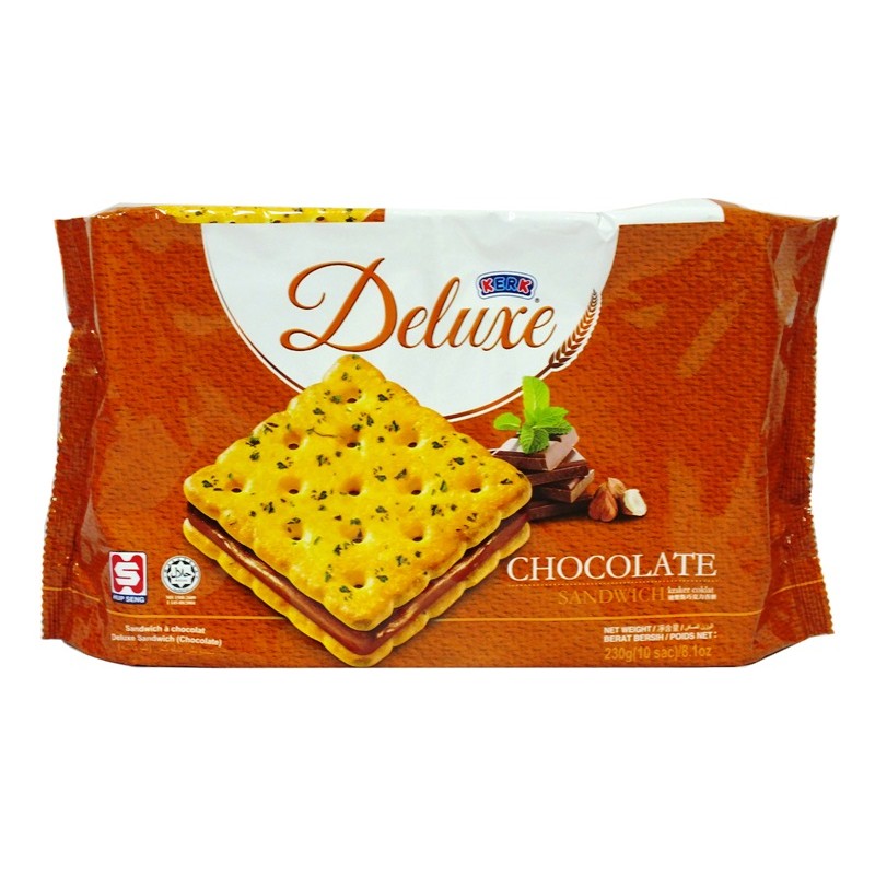 

S17704 KERK DELUXE CHOCOLATE SANDWICH BISKUIT 184GR MAJU BERSAMA (20250911)