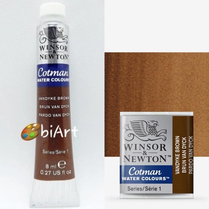 

Cat Air Cotman Water Colour Vandyke Brown Tube 8 Ml Winsor & Newton