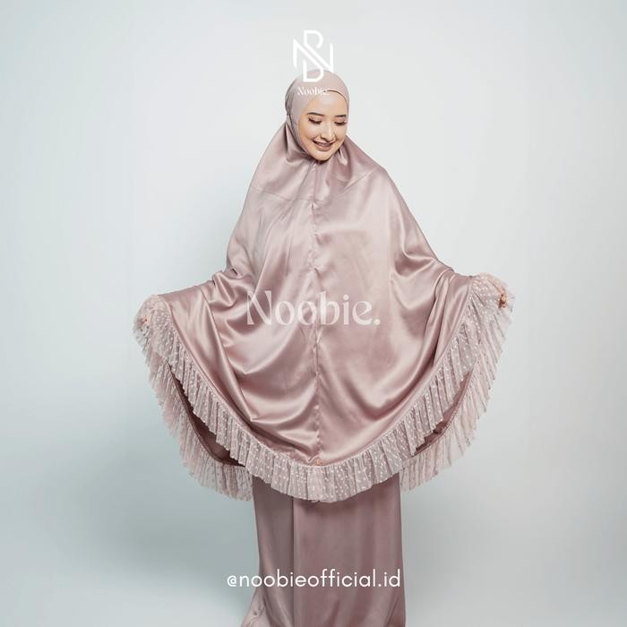 Noobie - Mukena Maxmara Silk BRONZE Premium