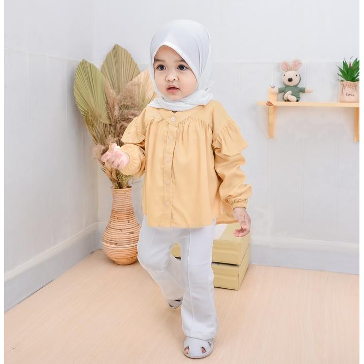 Pilihan- Blouse Anak Perempuan Tangan Panjang Curly Blouse Sparkle