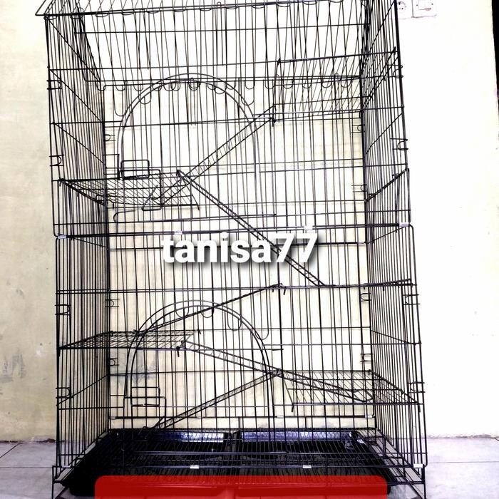 kandang kucing besar jumbo besi