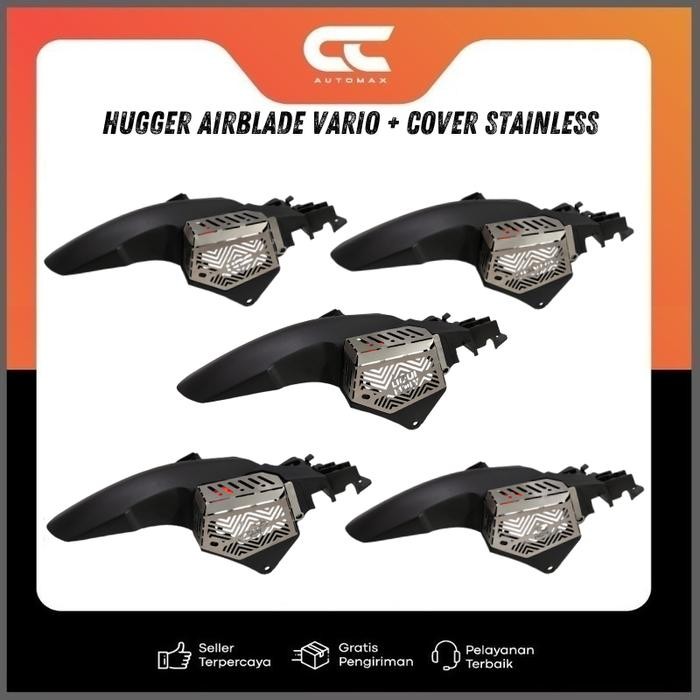 Ready Hugger Vario 125 150 Old New + Cover Reservoir Stainless