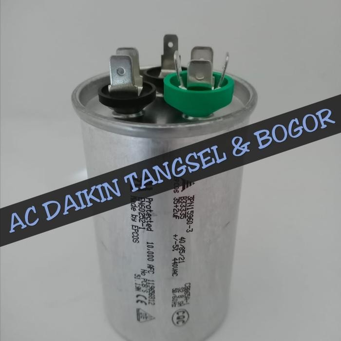 Terbaru Capacitor / Kapasitor Ac Daikin 2Pk 2.5Pk Ftc50Nv Ftc60Nv 35+2Uf Ori