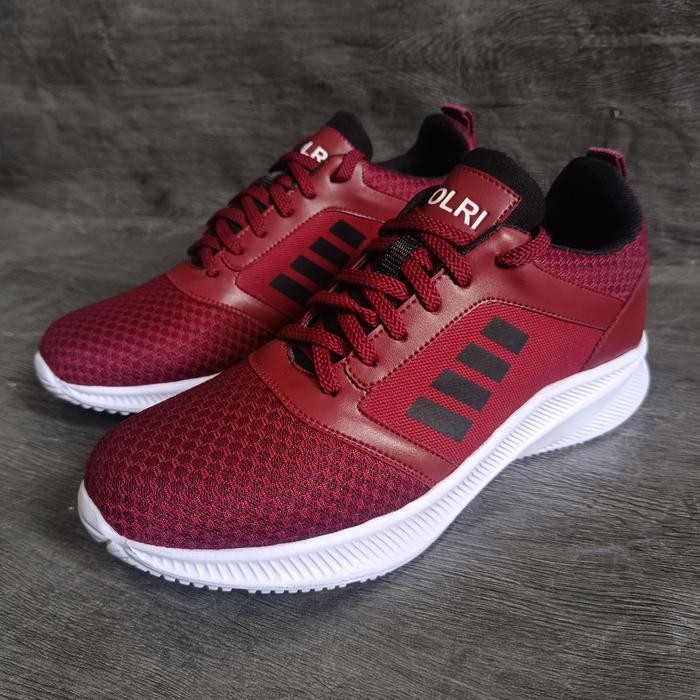 NEW Sepatu Olahraga Maroon POLRI / Sepatu Olahraga POLRI SALE