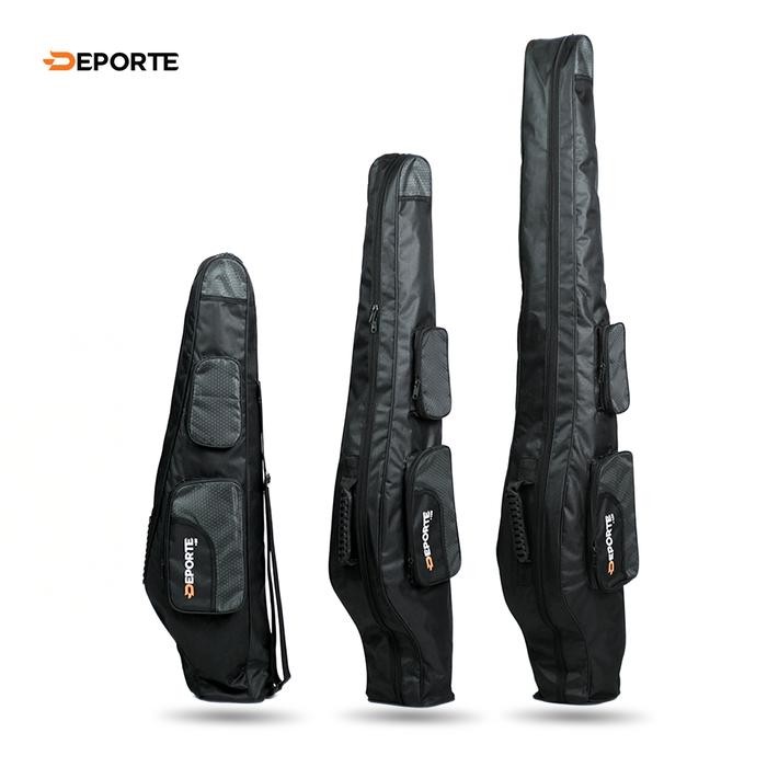 ORIGINAL Tas Mancing KASPIA 2 Set Joran Pancing Anti Double Pocket 80 100 120 CM Anti READY STOCK