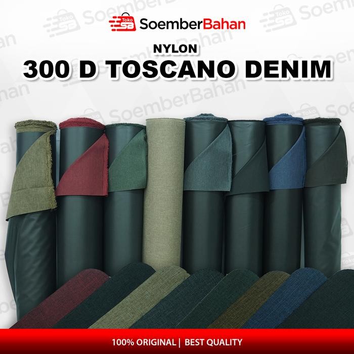 BAHAN KAIN NYLON 300 D TOSCANO ( PER METER )