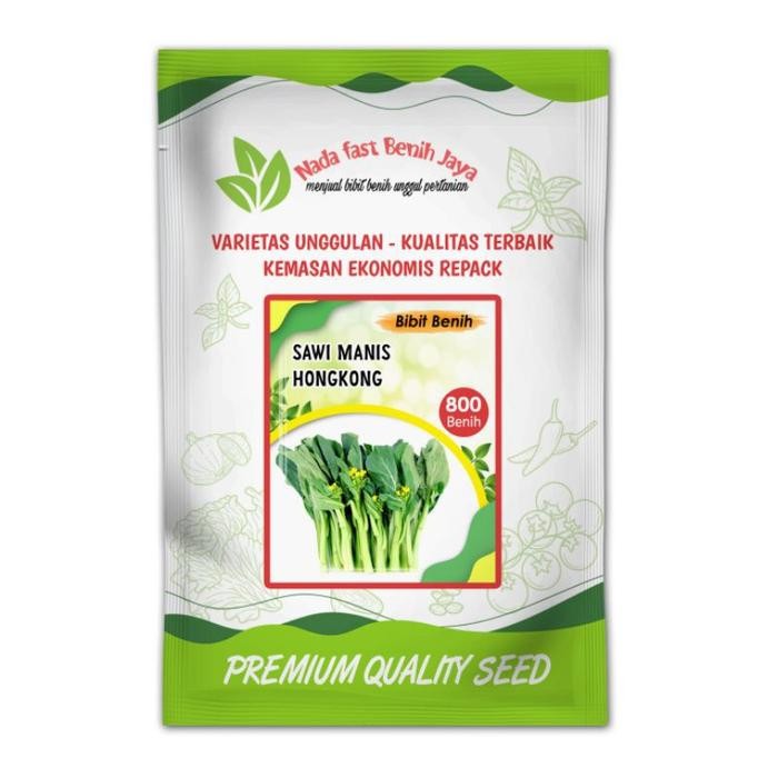 Terlaris 800 biji Benih sawi manis hongkong / bibit caisim hongkong SALE