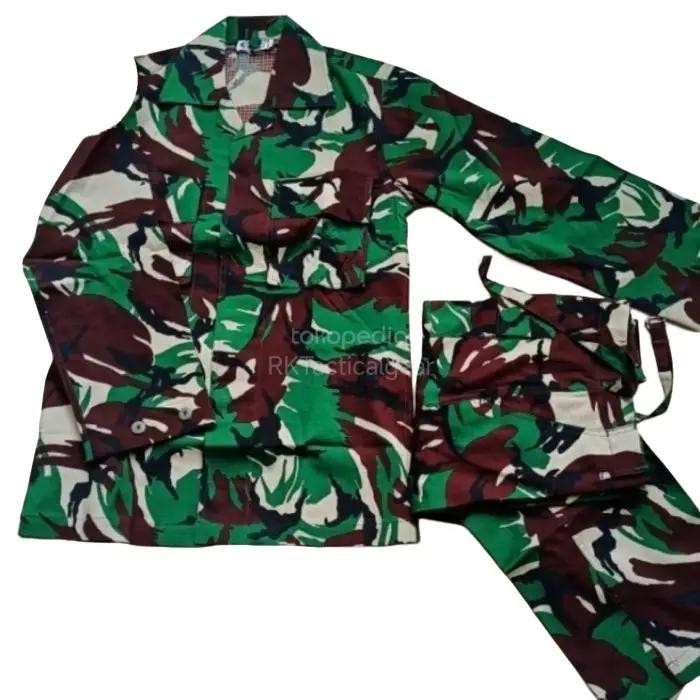 Baju PDL TNI Original TNI AL Pria Wanita lengan Panjang Seragam PDL Baju + Celana