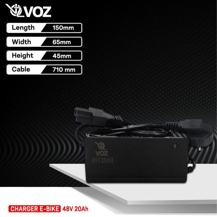 Baterai Charger Sepeda Listrik 48V 20 Ah