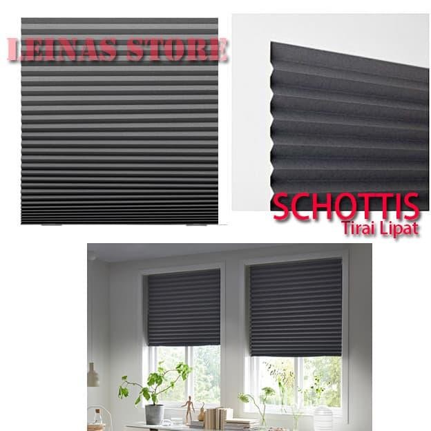 ORIGINAL Tirai Lipat Minimalis Langsung Tempel / Vertical Blind Abu abu Tua READY STOCK