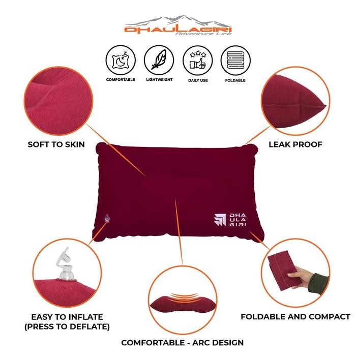 Eiger - Travel Pillow - Bantal Tiup Untuk Camping Outdoor