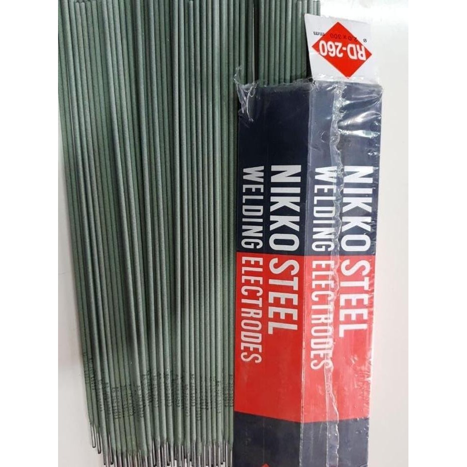 KAWAT LAS Listrik 1 KG 2 mm NIKKO steel 1 KG 1 dus