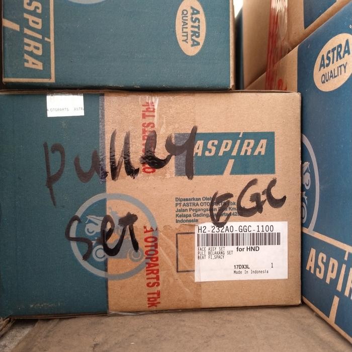 puli puley belakang set Aspira Honda Beat Fi Scoopy Fi Vario 10 FIGFM