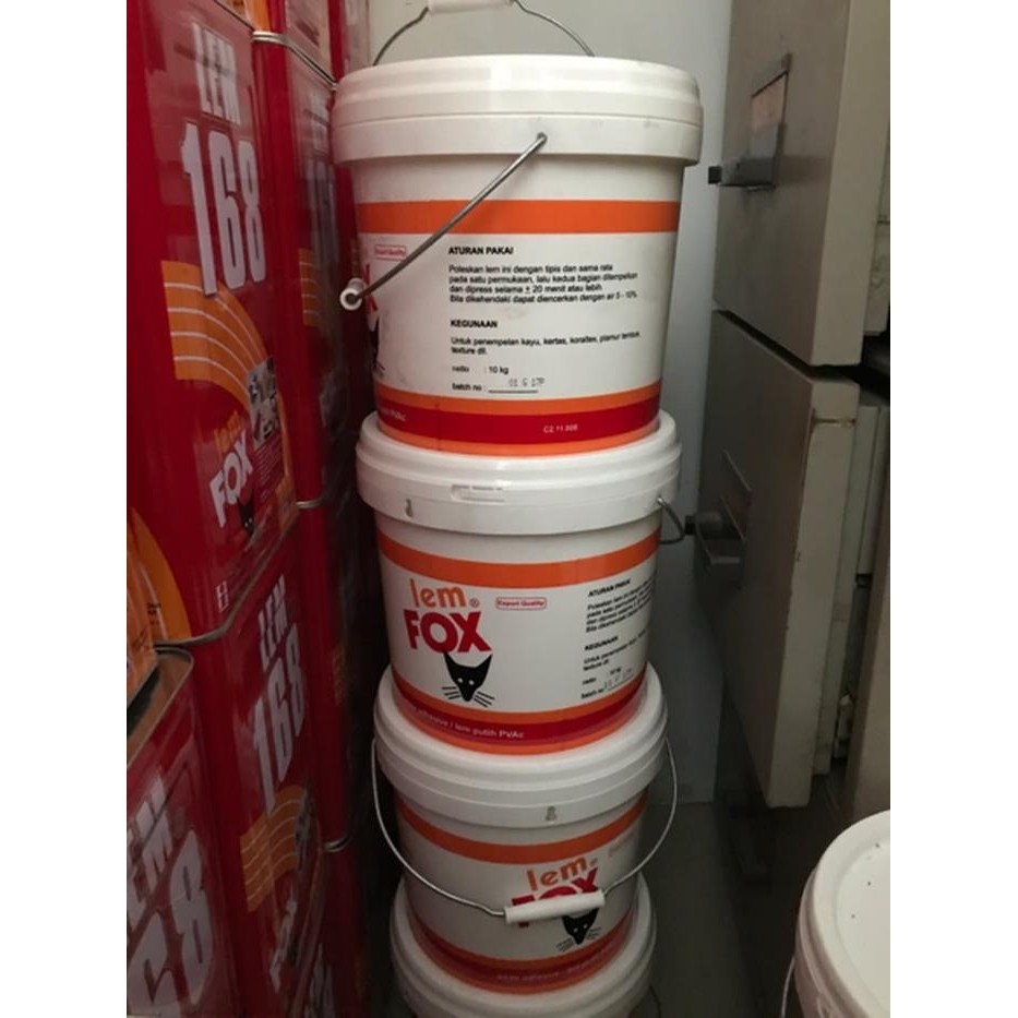 j7bc- Lem Kayu 10 Kg / Lem Fox Ember / Lem Putih Ember Berkualiatas