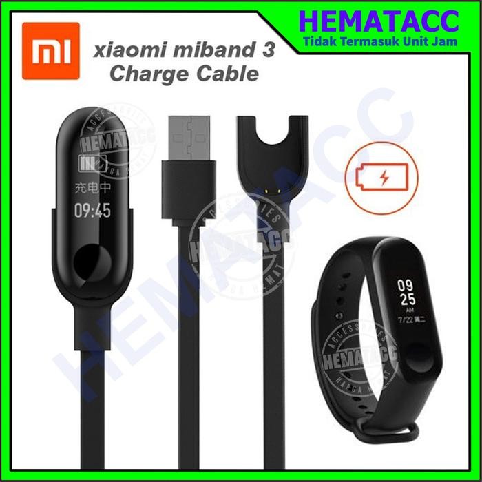 Kabel USB Charger Xiaomi Mi Band 3 & SmartBand M3 M4 M5 M6 M7 M8 Casan Mi Band 3 Hematacc