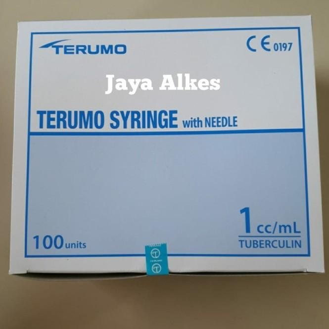 Spuit Syringe 1 Cc Terumo / Tuberculin 1Cc / Suntikan 1Ml Isi 100 Pcs