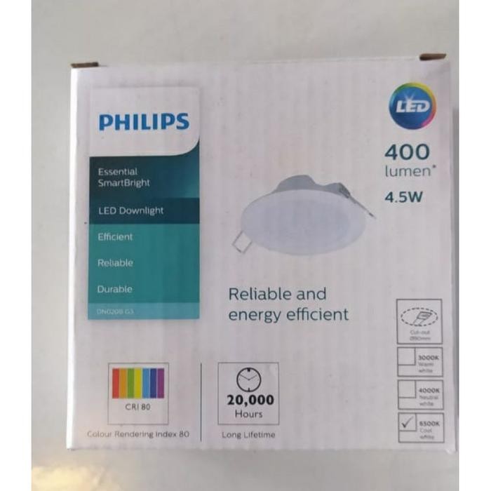 Sale LED downlight panel DN020B PHILIPS 4,5watt inbow 220vac Terlaris