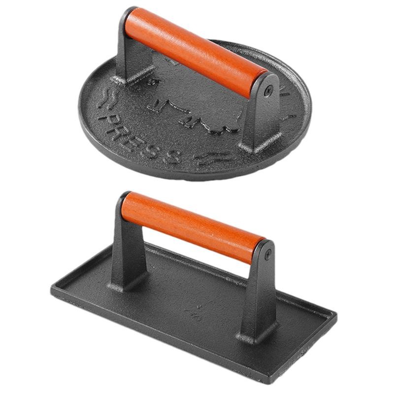 Smash Meat Press Cast iron burger press Non-Stick Meat Beef Grill Burger Press Cast Iron Smasher Man