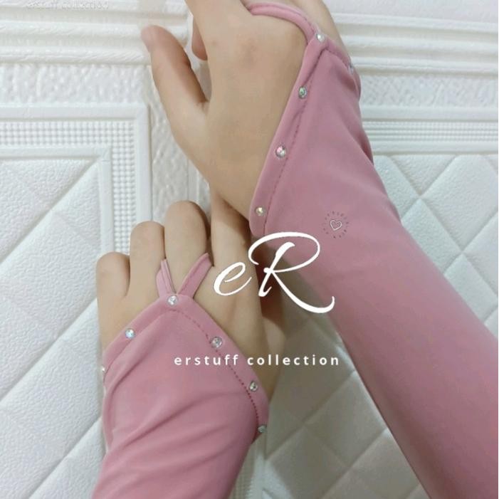 New HANDSOCK LAMIRA KRISTAL / HANDSOCK CINCIN KRISTAL PERMATA / MANSET MUSLIMAH HALUS LEMBUT Panjang