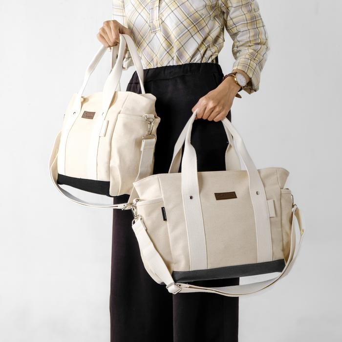 Pamole Tas Selempang Penutup Resleting Lapis Furing - Kelana Series shoulder bag