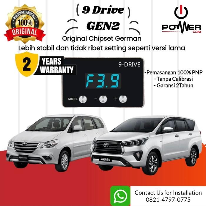 9 Drive Throttle Controller Accelerator Toyota Innova Remap