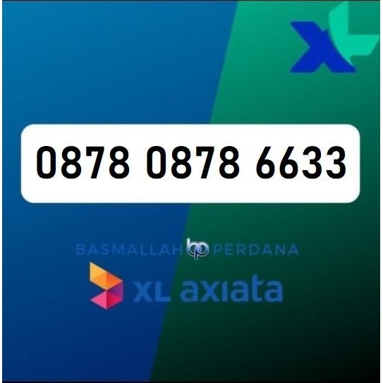 Nomor Cantik XB78 XB78 6633 Perdana XL 4G 5G YOP925