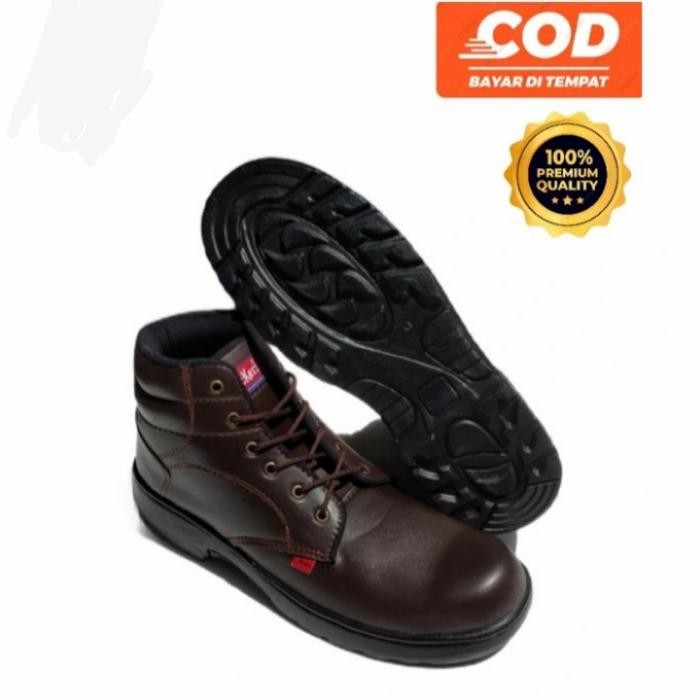 sepatu safety boots pria Sepatu safety Proyek Ujung Besi