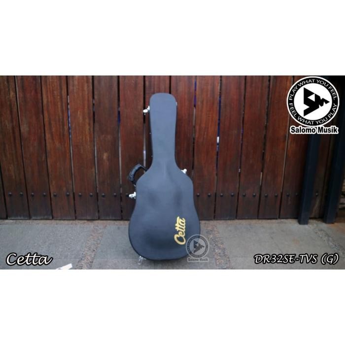 Gitar Akustik Elektrik Cetta DR32SE-TVS (G) + Hardcase